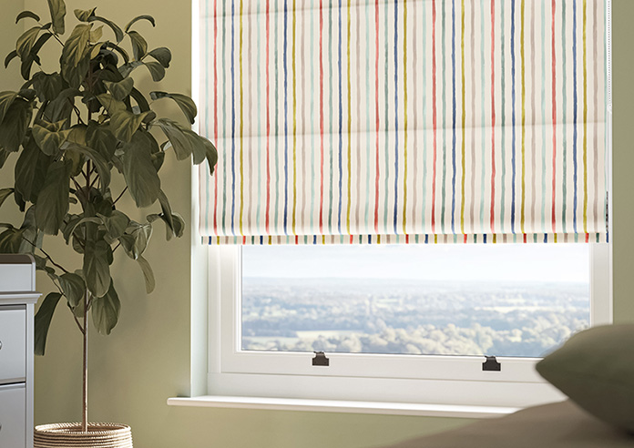 Vintage Stripe, Promenade - Twist&Fit Roman Blind - Image 5